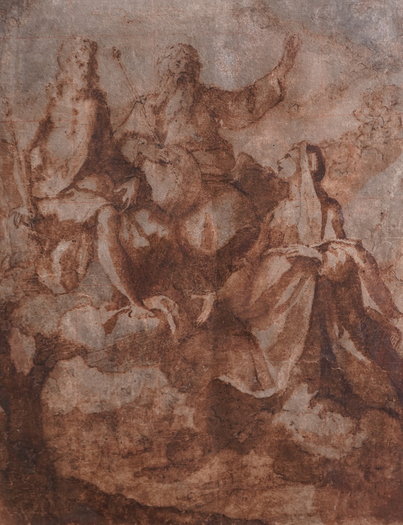 Attributed to Francesco Vanni, Italian 1563-1610, 'The Coronation of the Virgin'